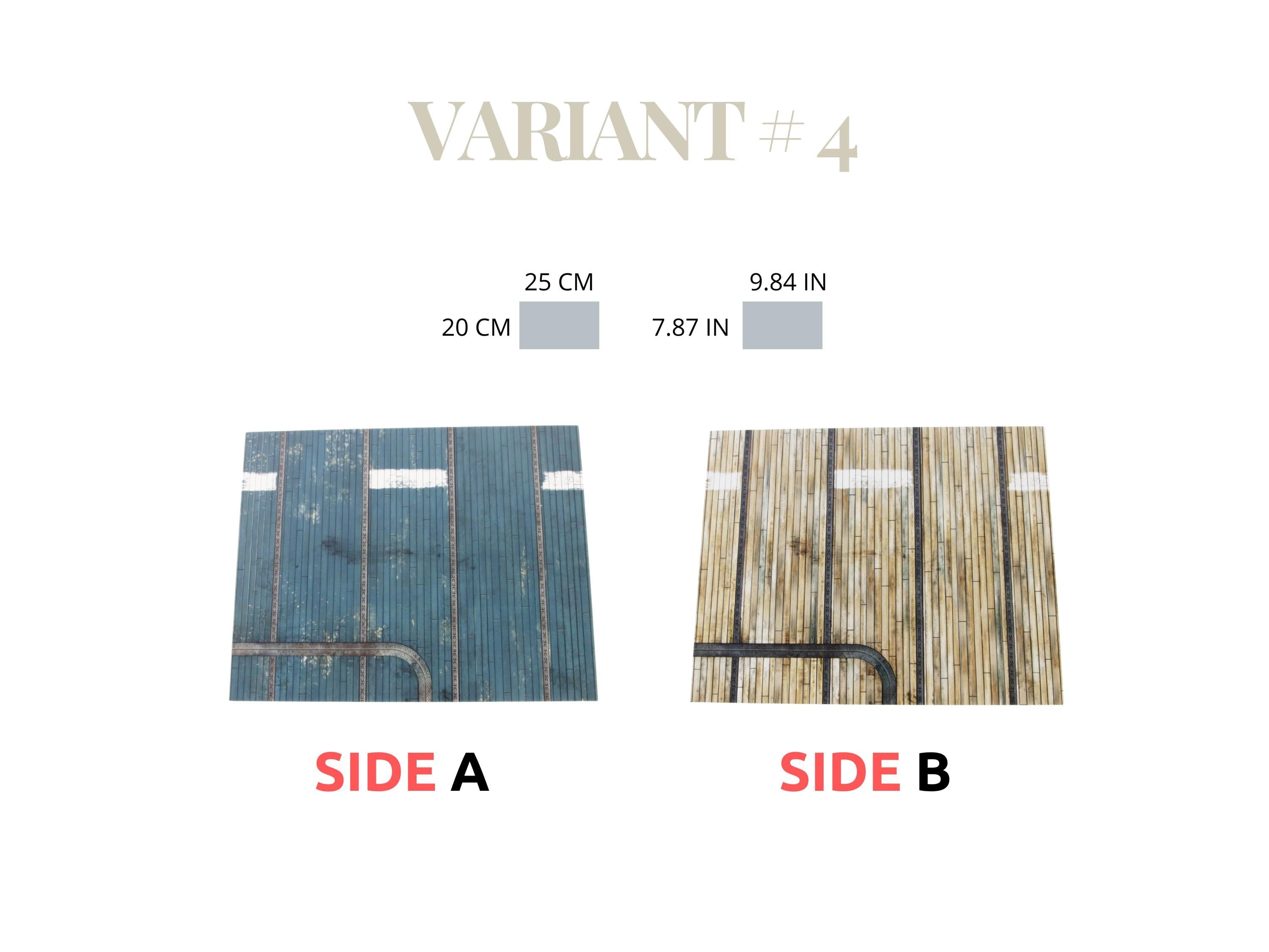 Display Base For A Model, WWII Carrier Deck, Two Sided, HD Quality Print On Foamex