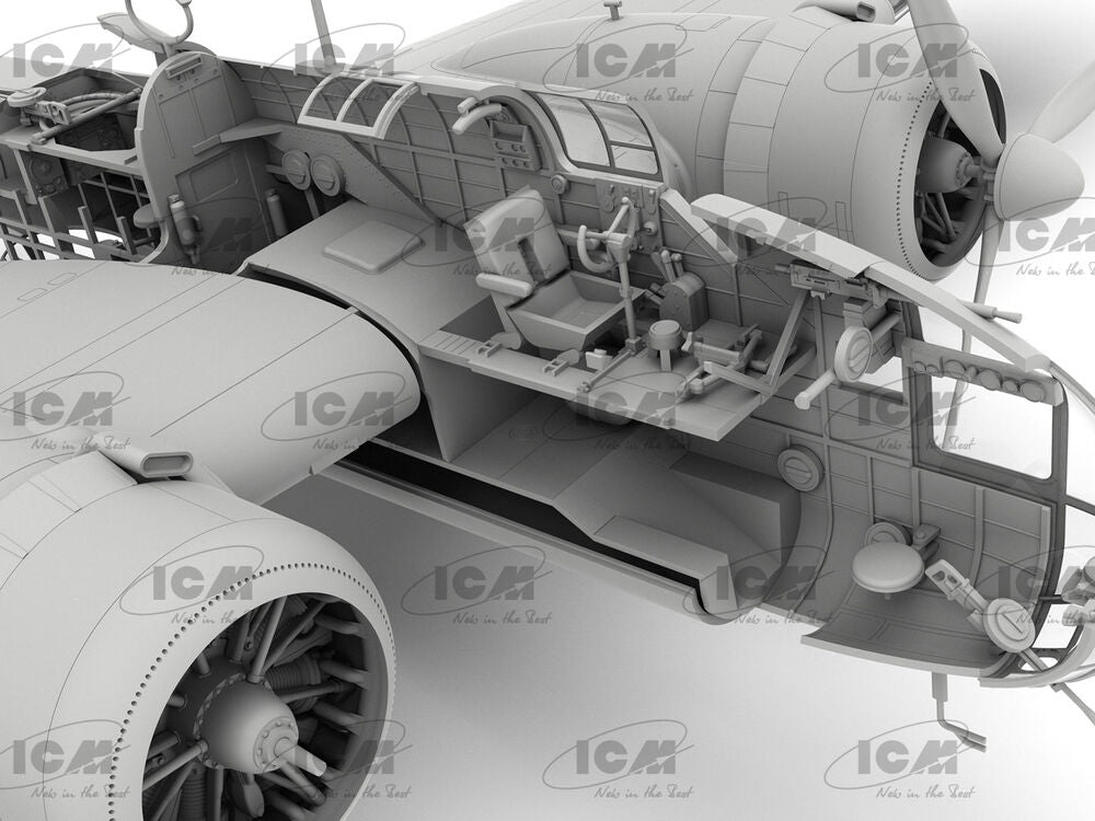 PRE-ORDER ICM: HP.52 Hampden B.Mk.I WWII British bomber (100% new molds) in 1:48