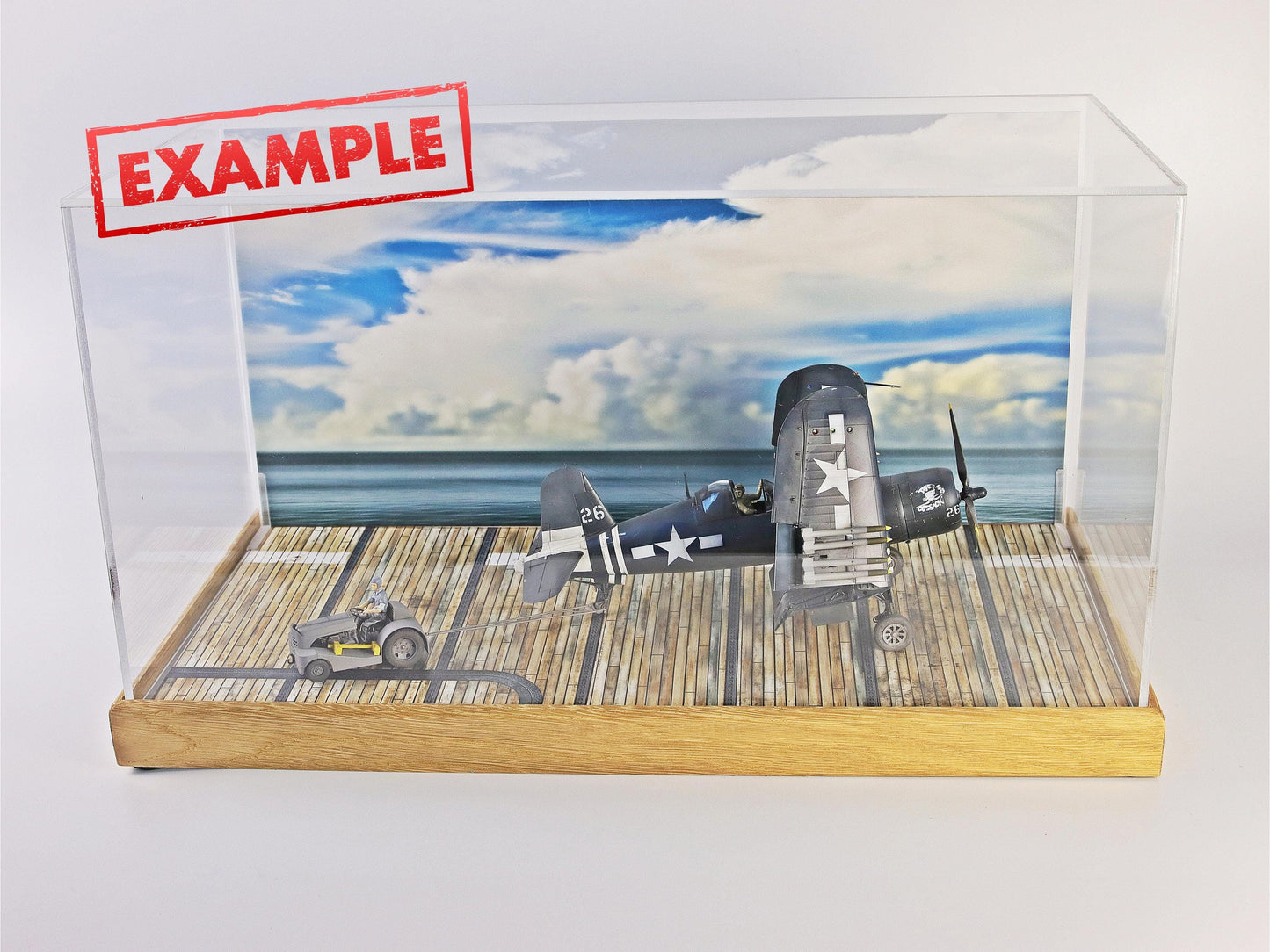 Wooden Base + Carrier Deck & Background Print + Case Cover