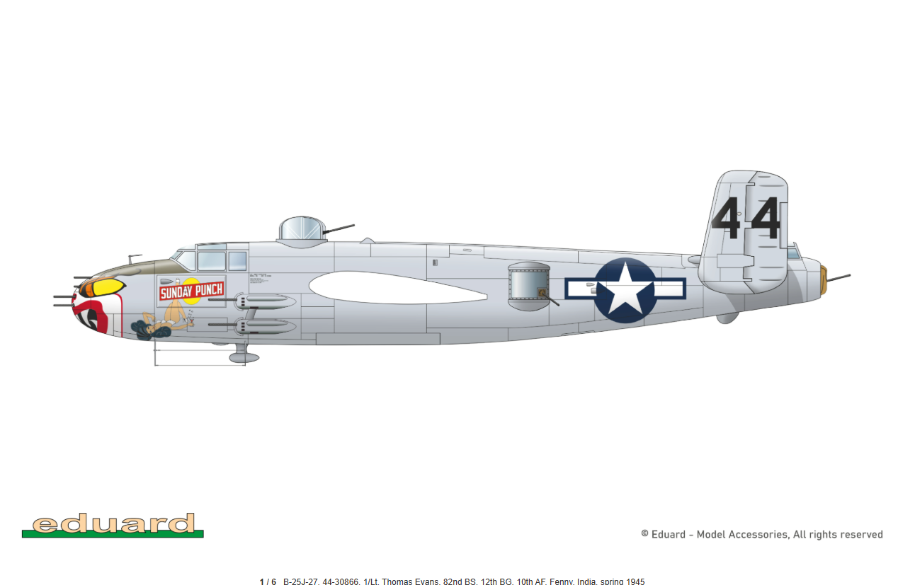 Eduard 548001 STRAFER / B-25J MITCHELL