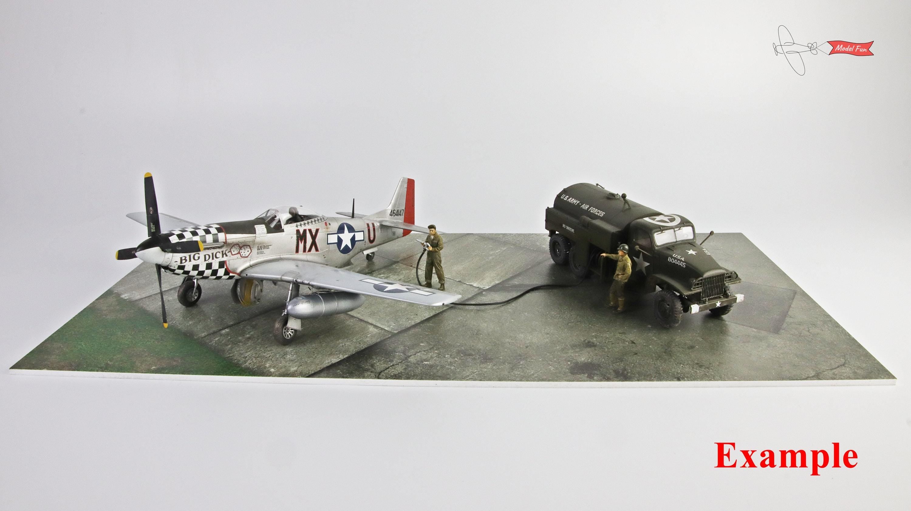 Display Base For A Model, Concrete Slabs Plus Asphalt , HD Quality Print On Foamex