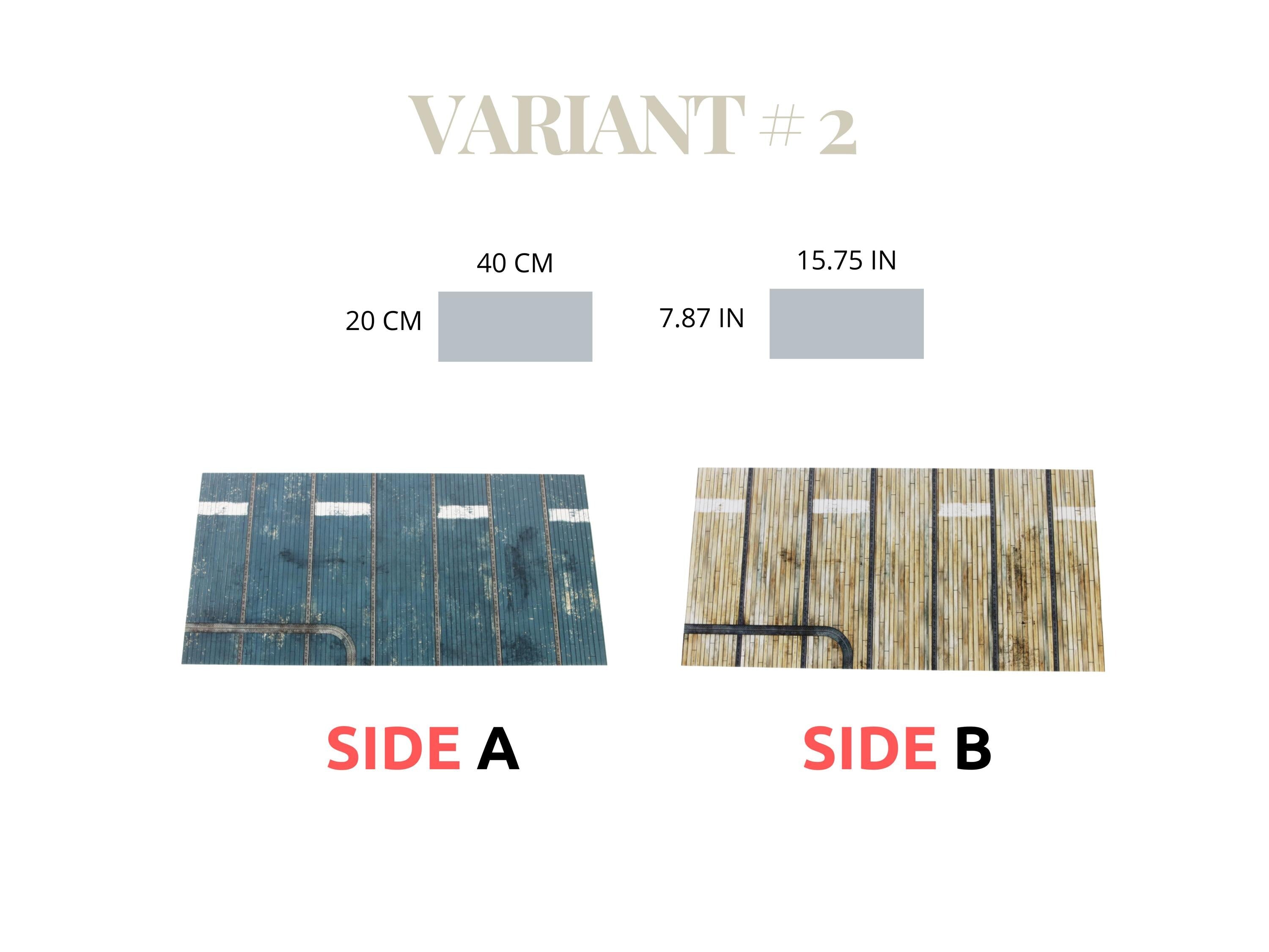 Display Base For A Model, WWII Carrier Deck, Two Sided, HD Quality Print On Foamex