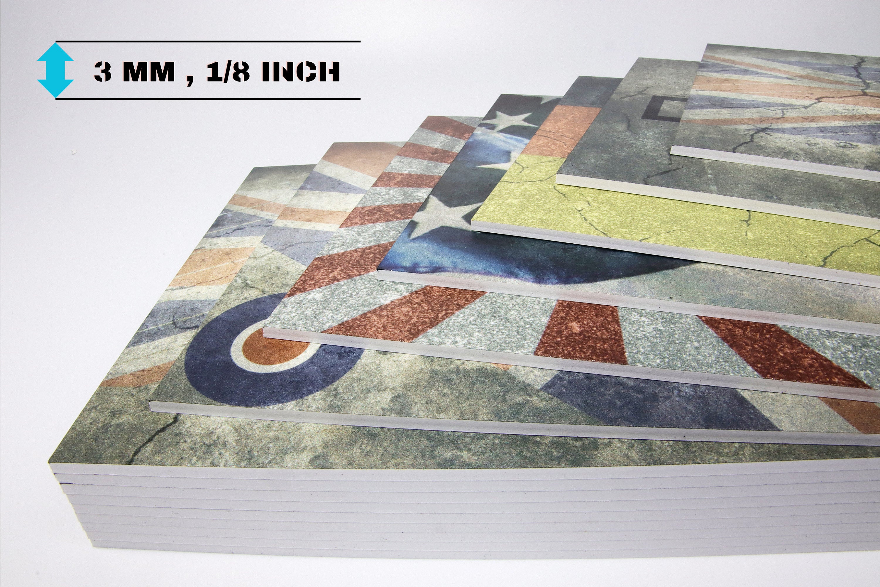 Display Base For A Model, Airfield On The Desert, HD Quality Print On Foamex