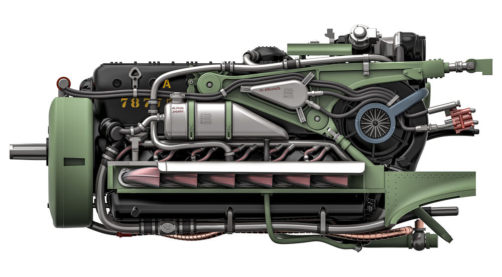 Messerschmitt Bf109G-5/G-6 Airfix | No. A17003 | 1:24