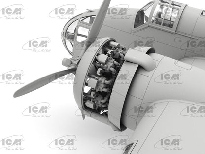 PRE-ORDER ICM: HP.52 Hampden B.Mk.I WWII British bomber (100% new molds) in 1:48