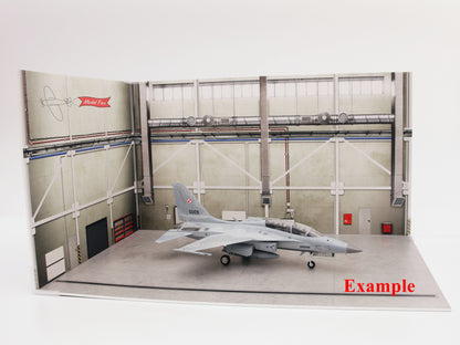 Aircraft Hangar Diorama For A Model, HD Quality Print On Foamex
