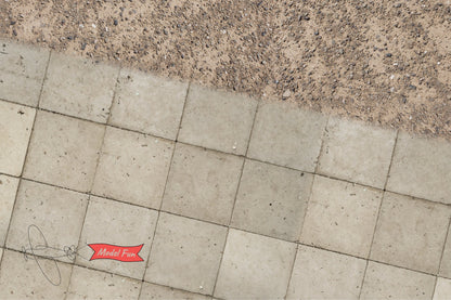 Display Base For A Model, Airfield On The Desert, HD Quality Print On Foamex