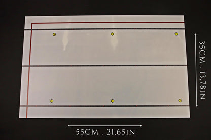 Modern Hangar Floor, Display Base For A Model, HD Quality Print On Foamex