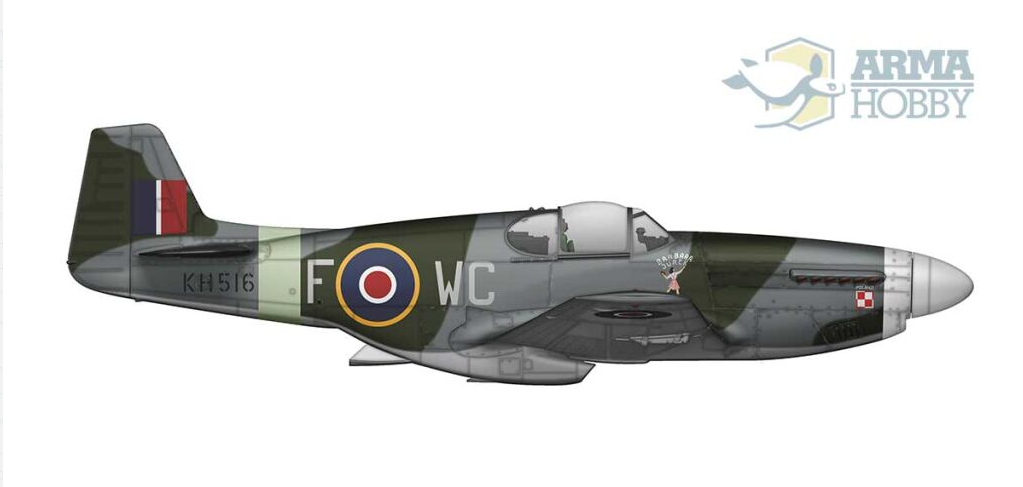 Arma Hobby 70067 P-51 B/C Mustang