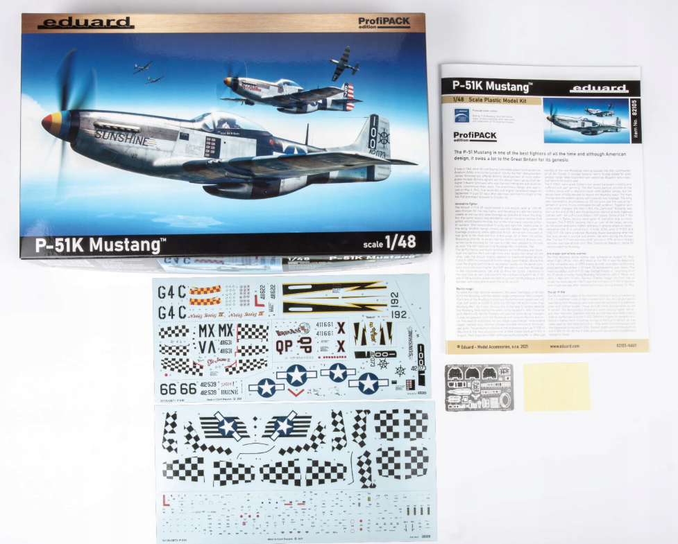 EDUARD 82105 1:48 P-51K Mustang [PROFIpack EDITION]