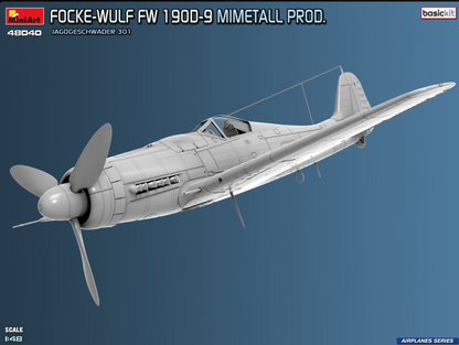 MiniArt 48040 Focke-Wulf Fw 190D-9. Mimetall Prod. Basic Kit. Jagdgeschwader 301