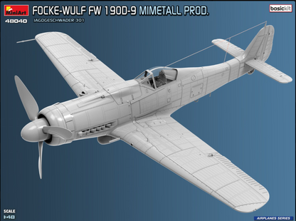 MiniArt 48040 Focke-Wulf Fw 190D-9. Mimetall Prod. Basic Kit. Jagdgeschwader 301