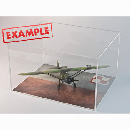 DIY.  Display Case Cover parts for SELF ASSEMBLY. Dedicated for 1/350 ships.