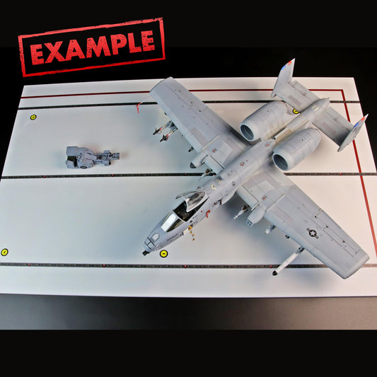 Modern Hangar Floor, Display Base For A Model, HD Quality Print On Foamex