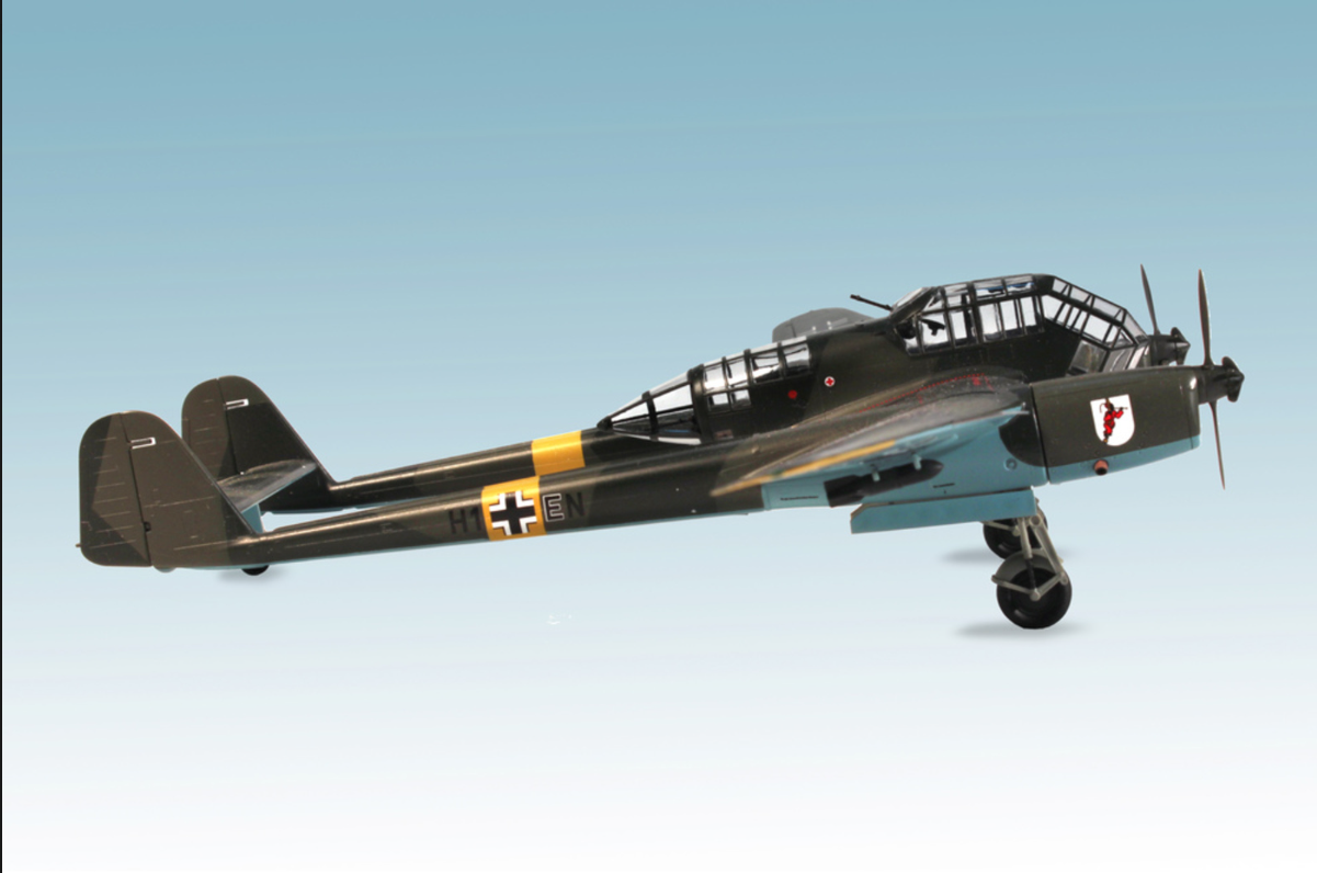 ICM 72291 Fw 189A-1 WW2 German Reconnaisance plane